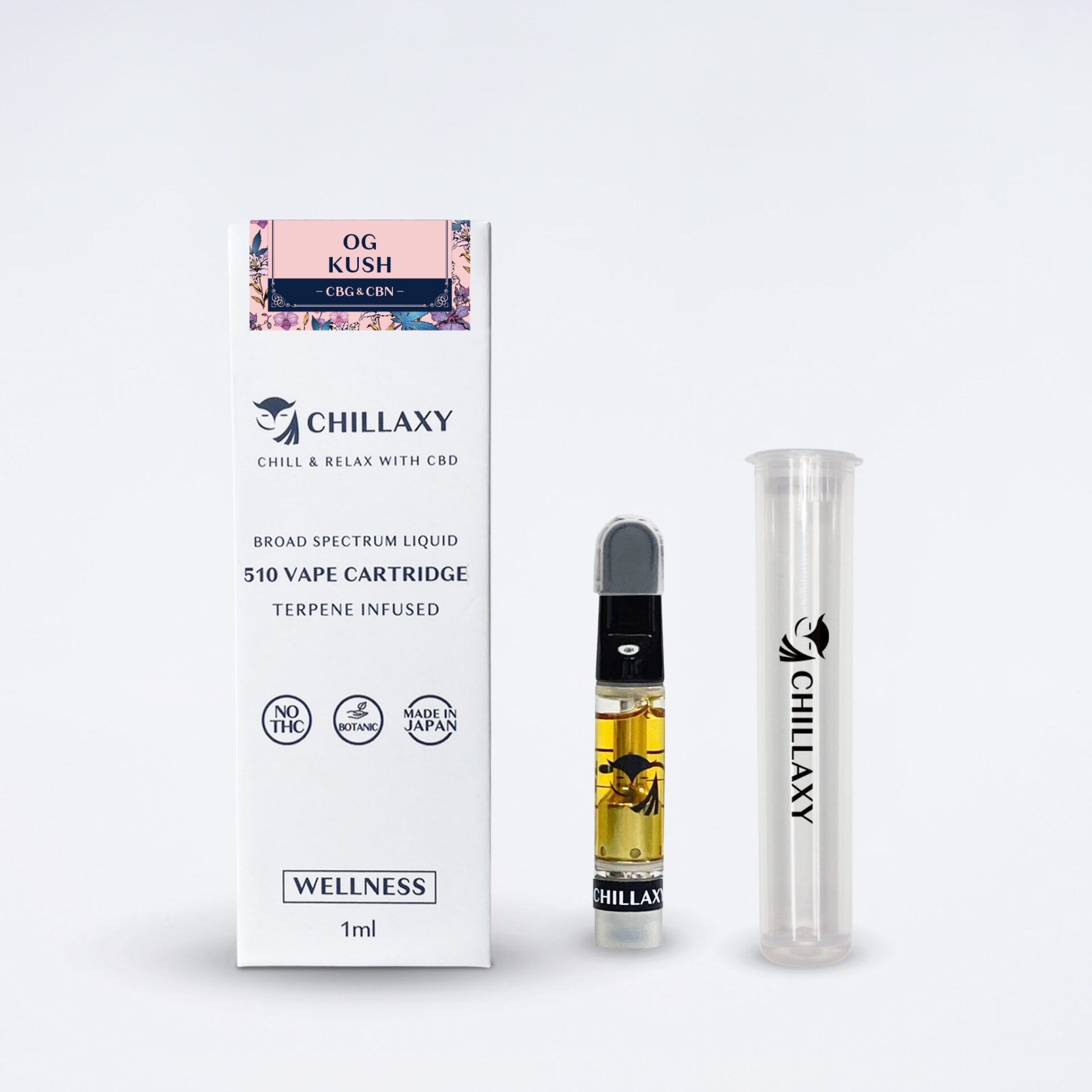 CHILLAXY CBD | 510規格ウェルネスリキッド オージークッシュ