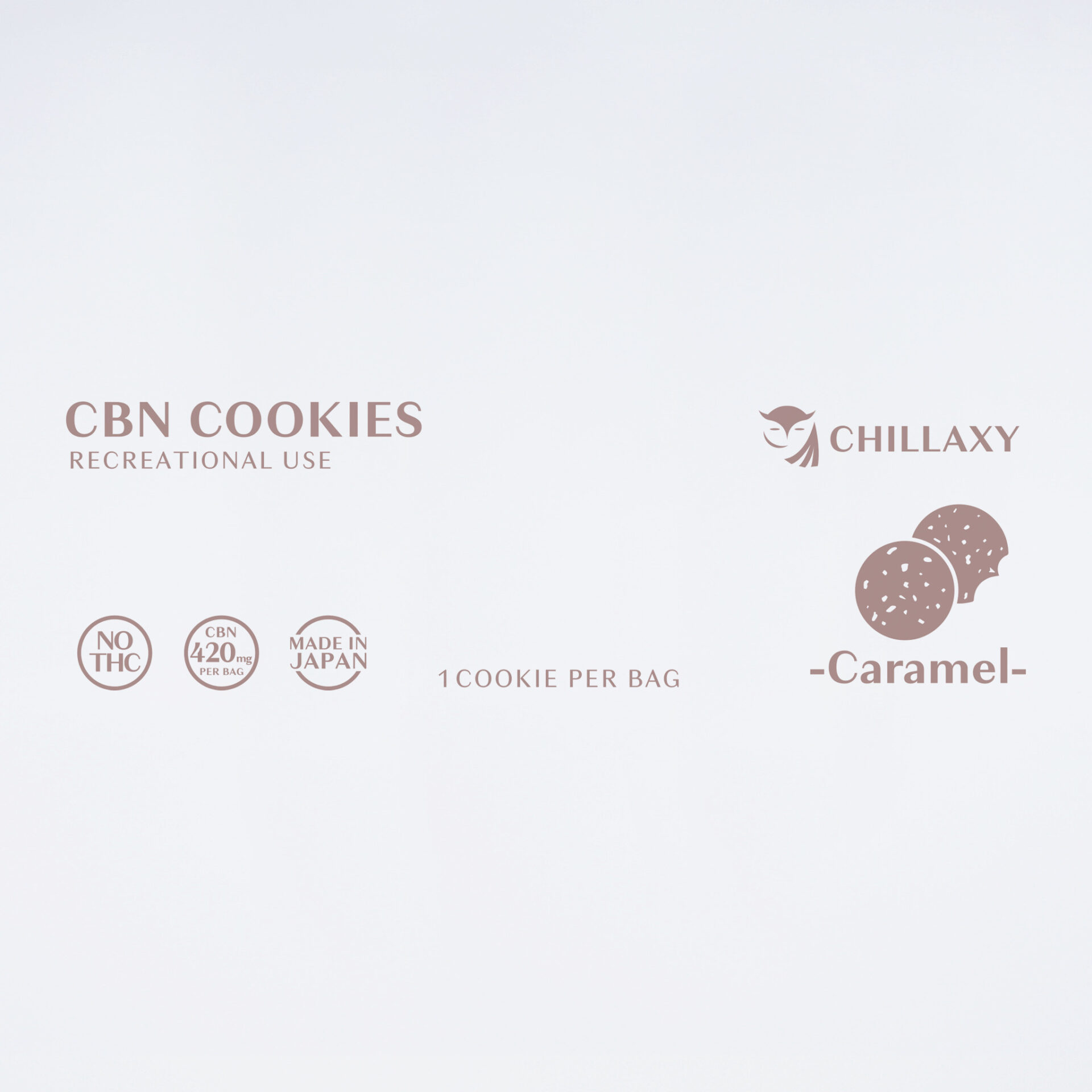CHILLAXY CBD | 【NEW】CBNクッキー キャラメル味