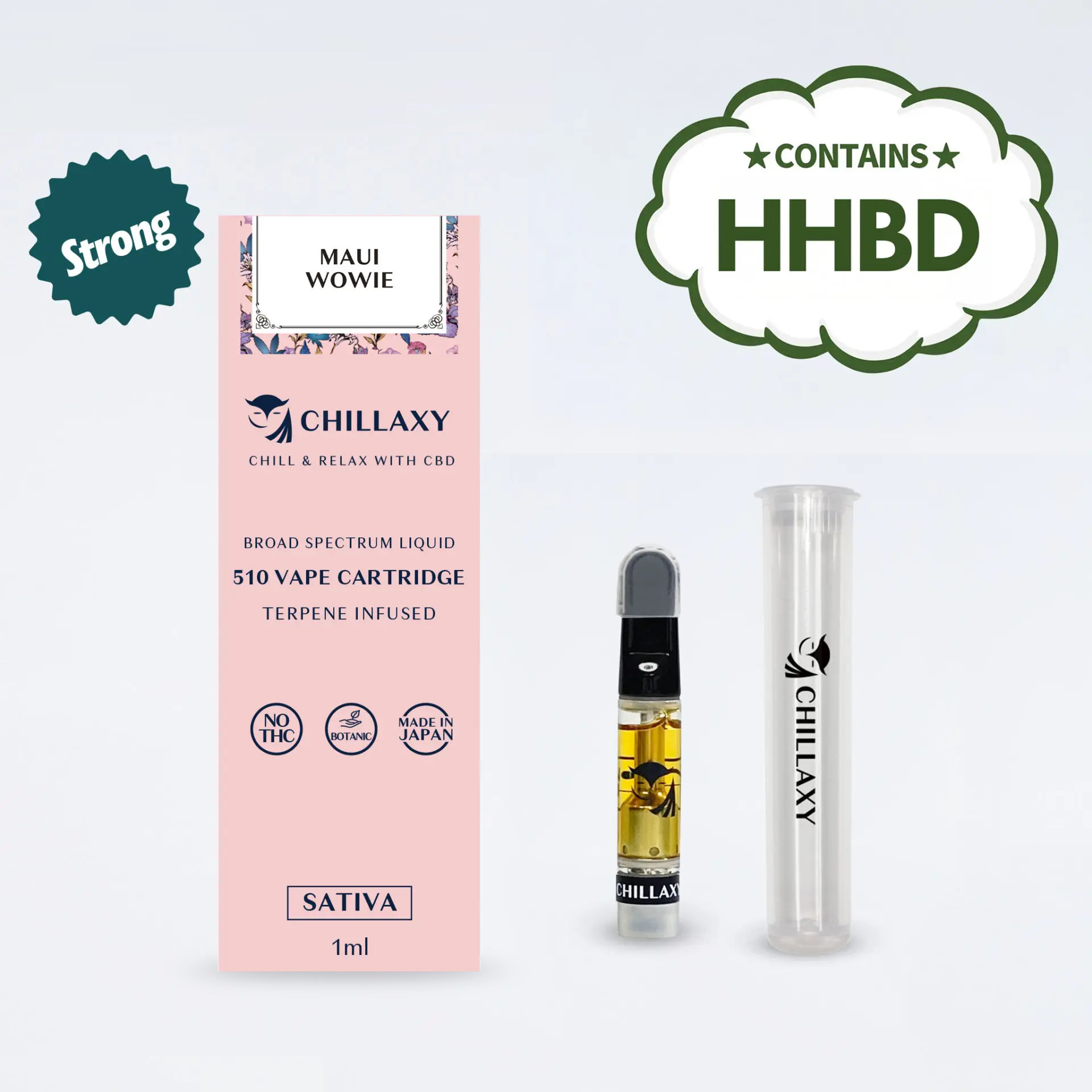 CHILLAXY CBD | 510規格フルリキッド HHBD配合